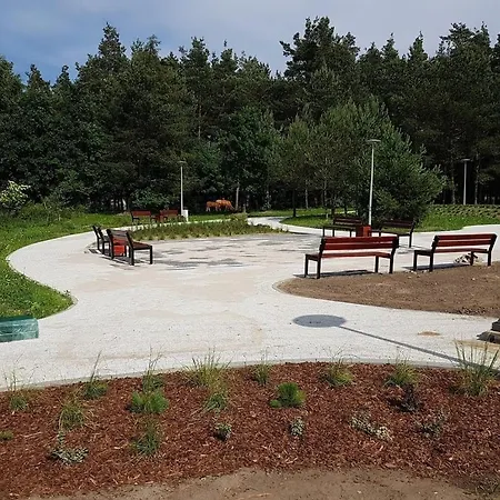 ホームステイ Domki Maryla - Komfort I Cisza Przy Lesie オストロボ